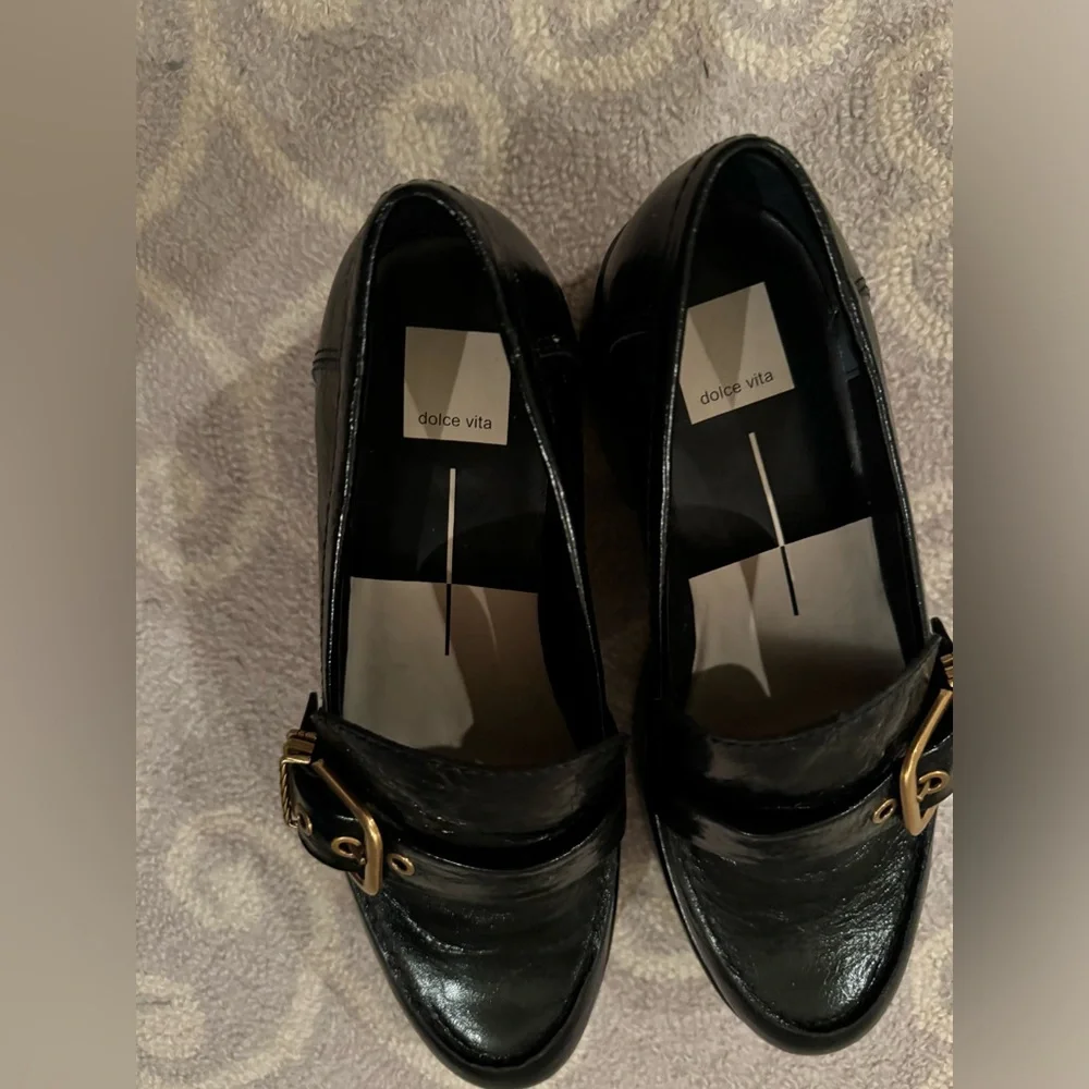 Dolce Vita black platform loafers , size 8.5 - Picture 4 of 5